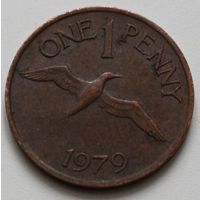 Гернси, 1 пенни, 1979 год, VF