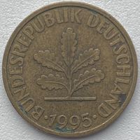 Германия 10 пфеннигов 1995 г. D