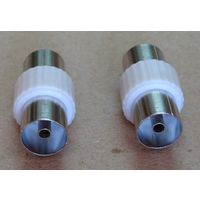 Переходник гнездо ТВ-гнездо ТВ, 10 шт с 1 рубля