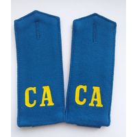 Погоны съемные на зимний тулуп обр.1955/1973г. солдат срочн.службы ВВС/ВДВ