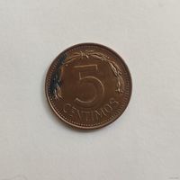 Венесуэла 5 сентимо 1974 г.
