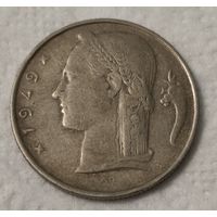 Бельгия 5 франков, 1949 (2-7-99)
