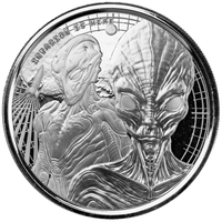 Гана 20 Седи 2023г. Чужой Пришелец Инопланетянин Серебро 999