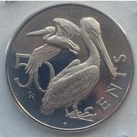 Британские Виргинские острова 50 центов 1973 г.