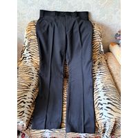 Брюки мужские черные в тонкую полоску, р.50-52, новые, импортные