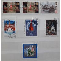 СССР 60-70-е гг. Новогодние марки. гаш. 7шт одним лотом.