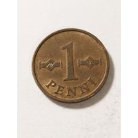 Финляндия 1 пенни 1963