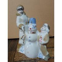 Статуэтка Зимний дворик Мать и дитя Полонне