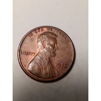 1 цент  США 1976  год
