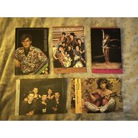 Мини-постеры из журналов 80 годов (Ласковый май, Любэ, Панков, Айвазов)