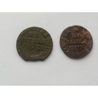 Копейка 1705 и 1716 года