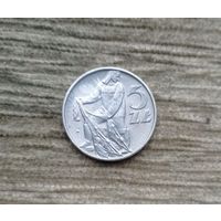 Werty71 Польша 5 злотых 1974 Рыбак