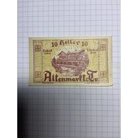 10 геллеров (нотгельды) Австрия.-2512-2