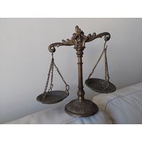 Весы винтажные бронза латунь