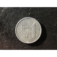 Юж.Корея. 1 вона. 1978. С 20 копеек. Распродажа коллекции. Смотрите другие лоты.
