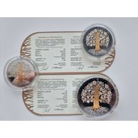 Комплект Мать Матуля серии Дерево жизни 1,20,50 рублей 2023 год