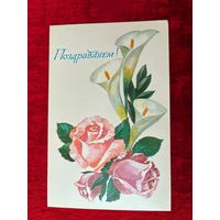 Поздравляем! Художник В. Губанов 1977 год. Подписана!