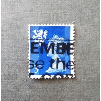 Марка Великобритания ( Шотландия ) 1971 год Королева