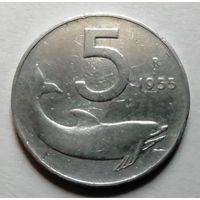 5 лир 1955 Италия