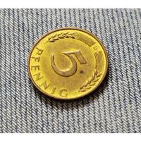 ФРГ. 5 пфенниг 1950 D
