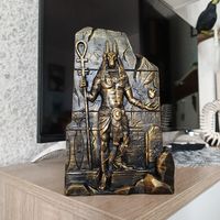 Статуэтка-барельеф обьемная египетский бог Анубис