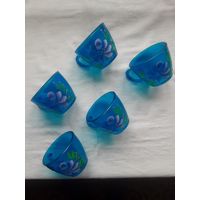 Оригинальный набор чайных кружек. 5 штук. Продажа с 1 рубля