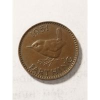 Великобритания 1 фартинг 1951