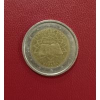 Испания. 2 евро 2007 года. 50 лет подписания Римского договора. Торг!