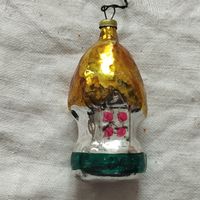 Ёлочная игрушка домик