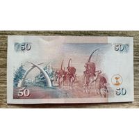 Werty71 Кения 50 шиллингов 2003 UNC банкнота