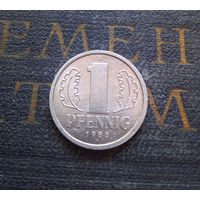 1 пфенниг 1988 (A) Германия ГДР #22 XF