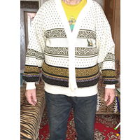 Кардиган толстый и теплый, мужской, р.54-60, б.у в отличном состоянии