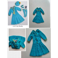 Платье для куклы Barbie из сета 1969 года See Worthy