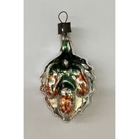 Елочная игрушка дубовый лист с желудями СССР