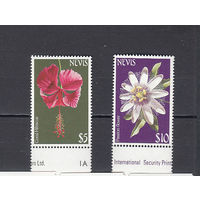 Флора. Цветы. Невис. 1984. 2 марки. Michel N 180-181 (11,5 е)