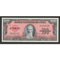 Куба 100 песо 1959 года. Тип P-93. Состояние aUNC