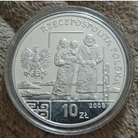 Польша 10 злотых 2008 "Бронислав Перацкий"