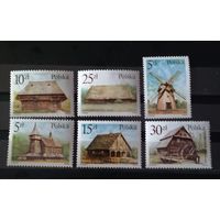 Польша 1986 Дома архитектура