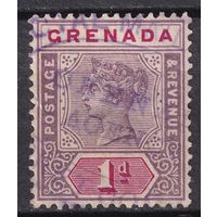 18.BrKCI. Великобритания. Колонии. Гренада. Стандарт. Виктория. 1896 г. 1P. Mi.#33.