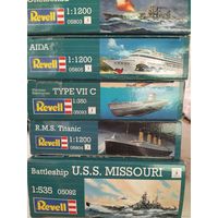 Сборные модели  Ревел одним лотом(продается лотом-6 единиц)