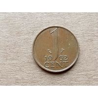 Нидерланды 1 цент, 1962г. (D-107)