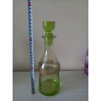 Графин цветное стекло СССР