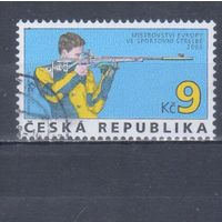 [195] Чехия 2003. Спорт.Стрельба. Одиночный выпуск. Гашеная марка.