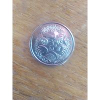 Монеты. Австралия 5 центов 1993г.