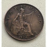 Великобритания 1 фартинг 1928  7-10-30