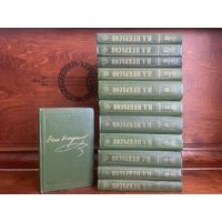 Н. А. Некрасов, собрание художественных произведений в 10 томах (12 книгах), 1981 г.