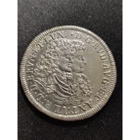 Брауншвейг-Вольфенбюттель. Талер 1688г. Рудольф Август и Антон Ульрих Dav.6394 Редкая монета.