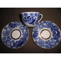 Чайная пара ЛФЗ Жар-птица.Новое.С рубля.