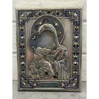 Оклад иконы Владимирской Богоматери. ЭМАЛИ. Распродажа коллекции!!!