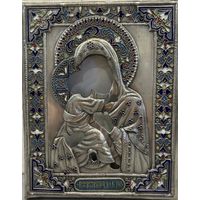 Оклад иконы Владимирской Богоматери. ЭМАЛИ. Распродажа коллекции!!!